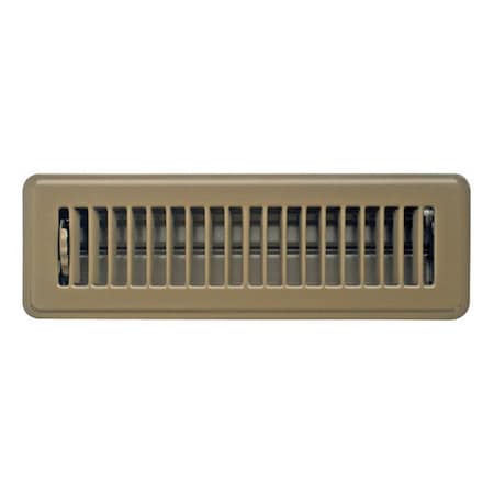 Truaire C150MB 02X10 10 x 2 in. Brown Floor Register 47159